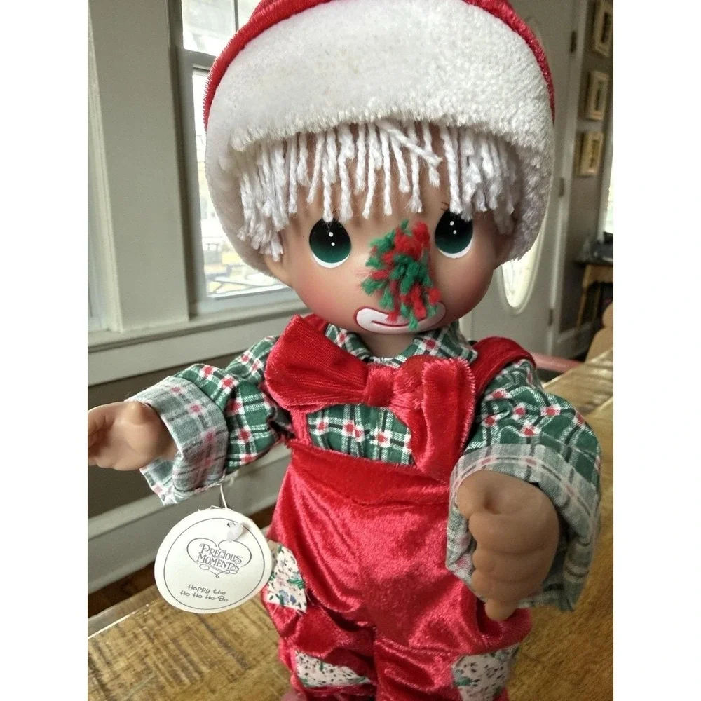 Precious Moments Happy Ho Ho Ho Bo Doll Red New Christmas Hobo‎ Clown Toy